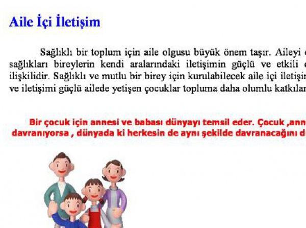 Aile Ici Iletisim